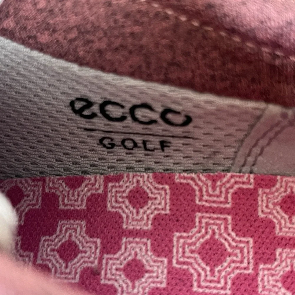 ECCO‎ Women's Street Retro Size 7 Hydromax Spikeless Leather Golf Shoes EUC!